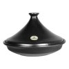 Emile Henry - Ceramiczne Naczynie do Gotowania Tagine 32 cm - Czarne